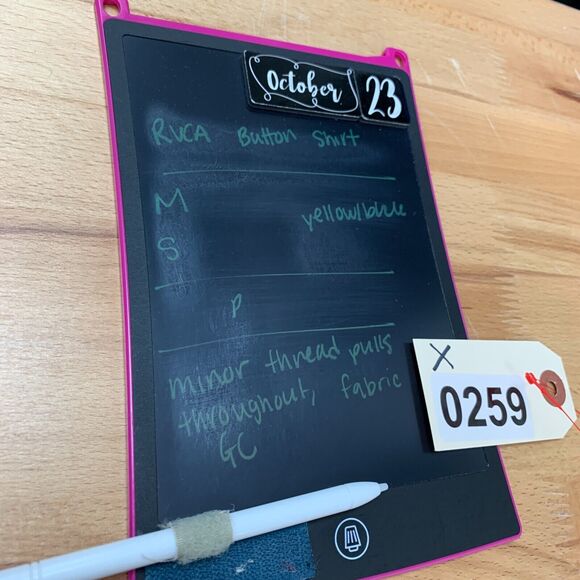 RVCA Shirt Mens S Small Yellow Blue Plaid Button Up Short Sleeve Drop Cut Pocket - Picture 11 of 12